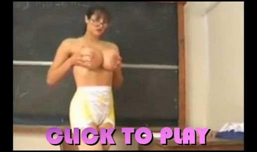 Video of a busty teacher stripping in the classroom