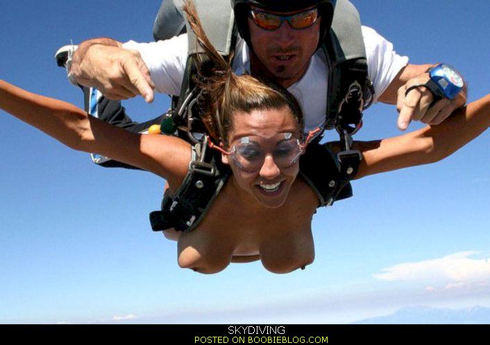 Topless Skydiving Big Tits And Big Boobs At Boobie Blog