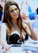 Porn star at 2011 AEE