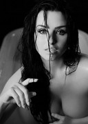 Abigail Ratchford naked in the tub