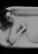 Abigail Ratchford naked in the tub