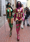 Adrianne Curry as a Mortal Kombat character