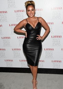 Adrienne Bailon in leather