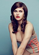 Alexandra Daddario magazine cleavage