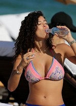 Latina in a bikini