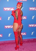 Amber Rose in a kinky outfit