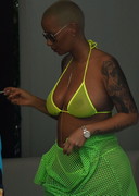 Amber Rose bikini see through