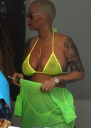 Amber Rose bikini see through