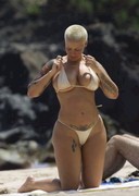 Amber Rose topless