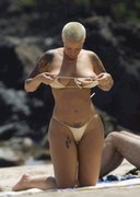 Amber Rose topless