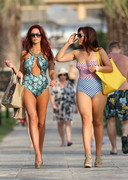 Amy Childs in a swimsuit