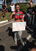 Andressa Urach World Cup body paint