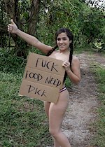 Girl begging for dick