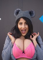 Busty and topless latina