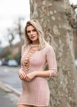 Ashley James is braless