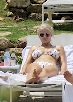 Ashley James in a bikini