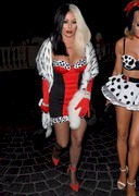 Aubrey O Day Halloween cleavage