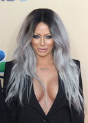 Aubrey O Day topless in a blazer