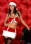 Ava Addams sexy Christmas strip