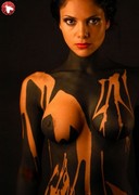 Body paint babe