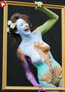 Body paint babe