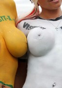 Body paint soccer