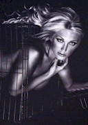 Brooke Hogan in a cage