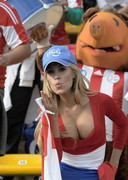 Big tit soccer fan