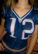 Busty fans in bodypaint