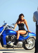 Carmen Ortega on a bike