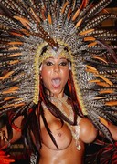 Brazilian Carnival babes topless