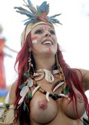 Brazilian Carnival babes topless