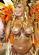 Brazilian Carnival babes topless