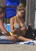 Charlotte McKinney bikini candids