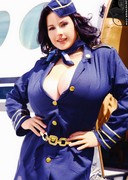 Big tit flight attendant Chloe Vevrier