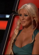 Christina Aguilera cleavage