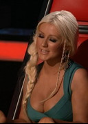 Christina Aguilera cleavage