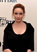 Christina Hendricks down blouse