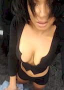 Christina Milian SnapChat cleavage