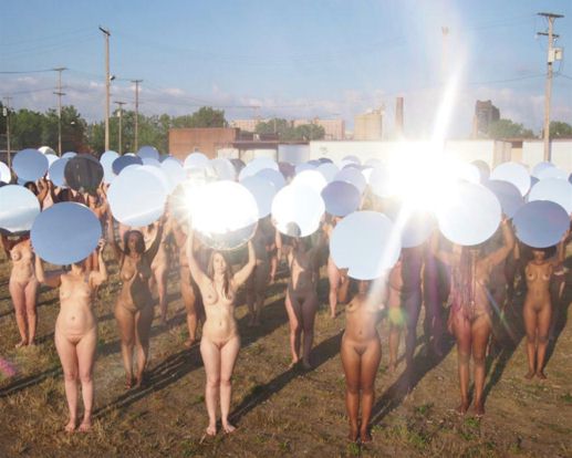 Nude Women Trump Protest