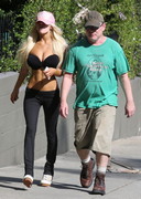 Courtney Stodden in a black top