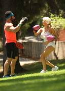 Courtney Stodden work out