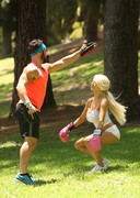 Courtney Stodden work out