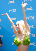 Courtney Stodden in a lettuce bikini