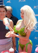 Courtney Stodden in a lettuce bikini