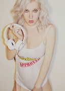 DJ Mirjami in a Boobie Blog top