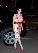 Dita Von Teese cleavage in Australia