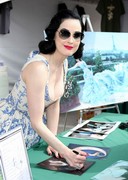 Dita Von Teese downblouse boobs