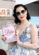 Dita Von Teese downblouse boobs