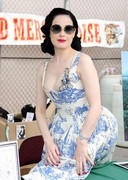 Dita Von Teese downblouse boobs